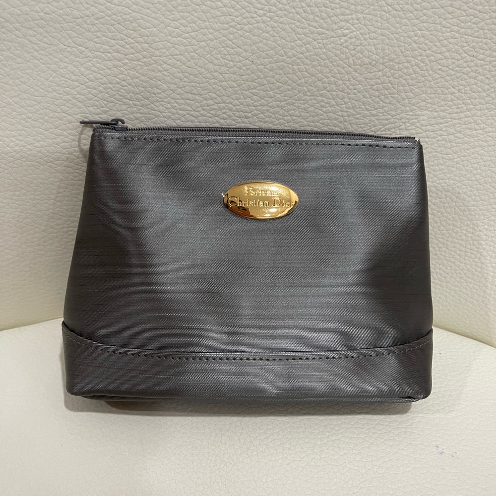 christian dior parfums cosmetic bag vintage